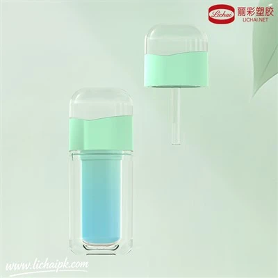 Tubo de brillo de labios de plástico vacío